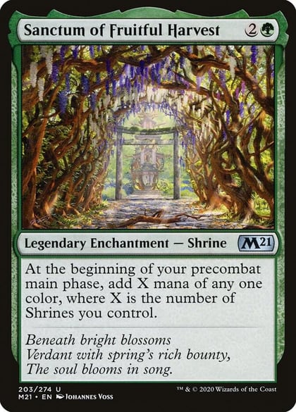 Sanctum of Fruitful Harvest, Core Set 2021 203