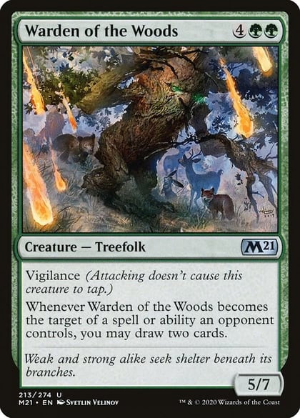 Warden of the Woods, Core Set 2021 213