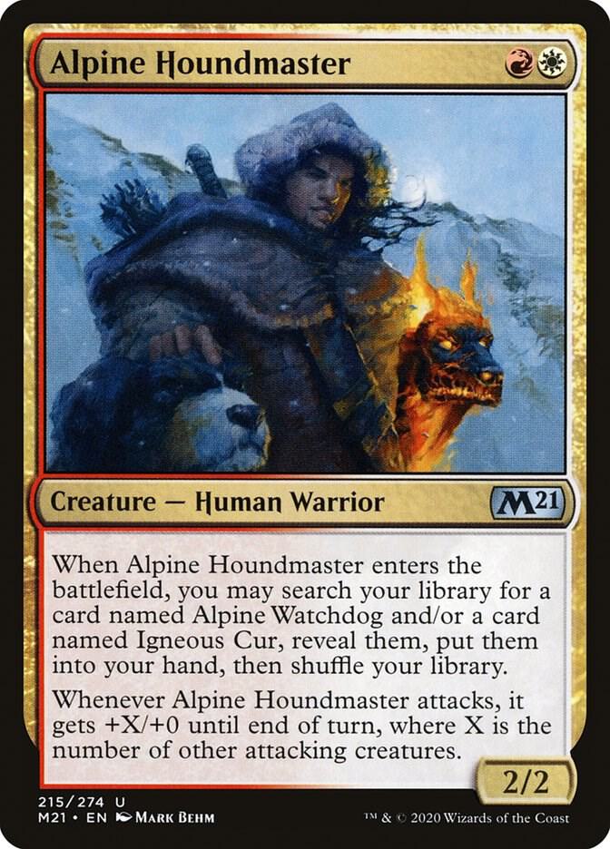 Alpine Houndmaster, Core Set 2021 215