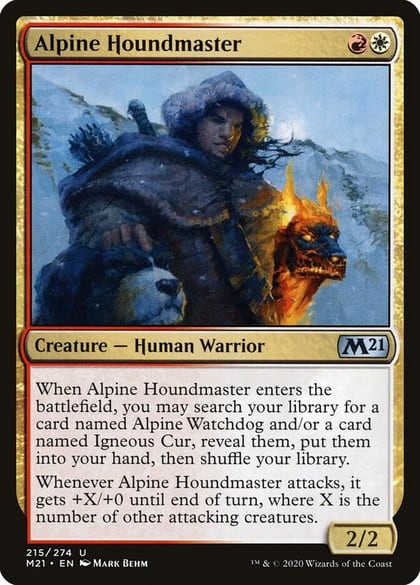 Alpine Houndmaster, Core Set 2021 215