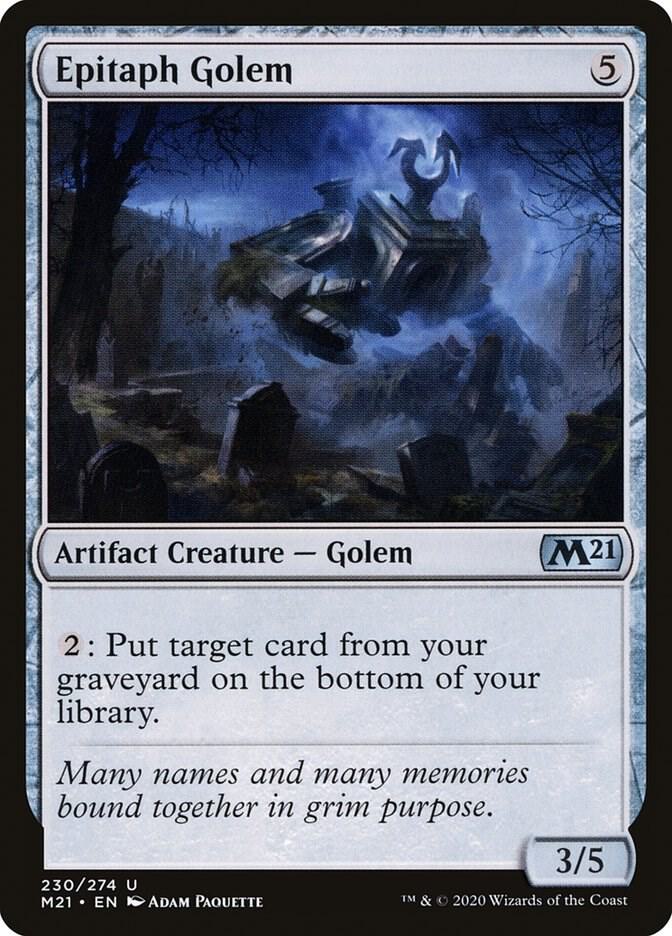 Epitaph Golem, Core Set 2021 230