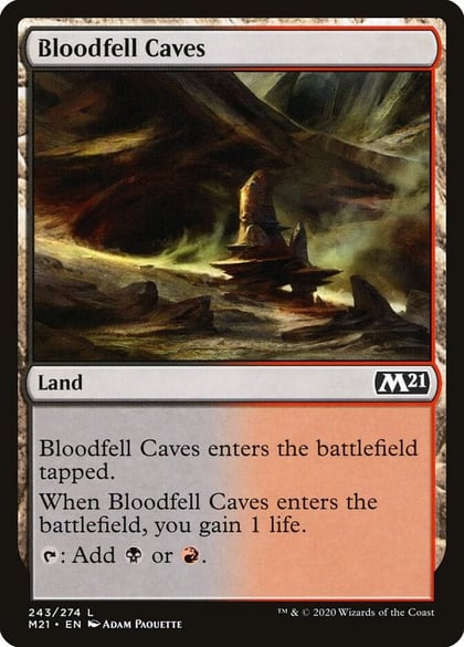 Bloodfell Caves, Core Set 2021 243