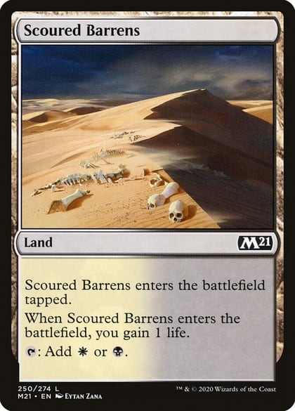 Scoured Barrens, Core Set 2021 250