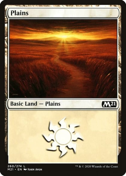 Plains (260), Core Set 2021 260