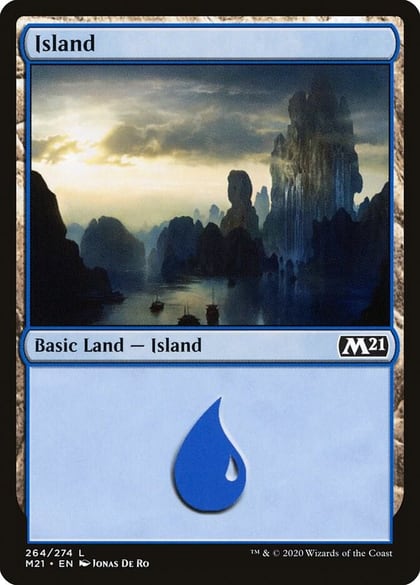 Island (264), Core Set 2021 264