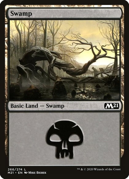 Swamp, Core Set 2021 266