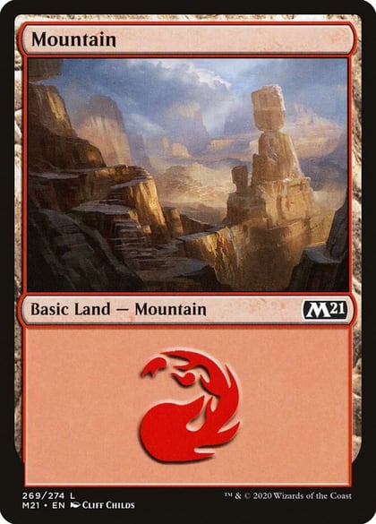 Mountain (269), Core Set 2021 269