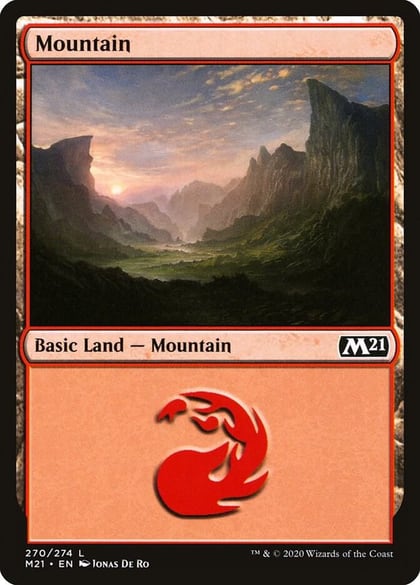 Mountain (270), Core Set 2021 270