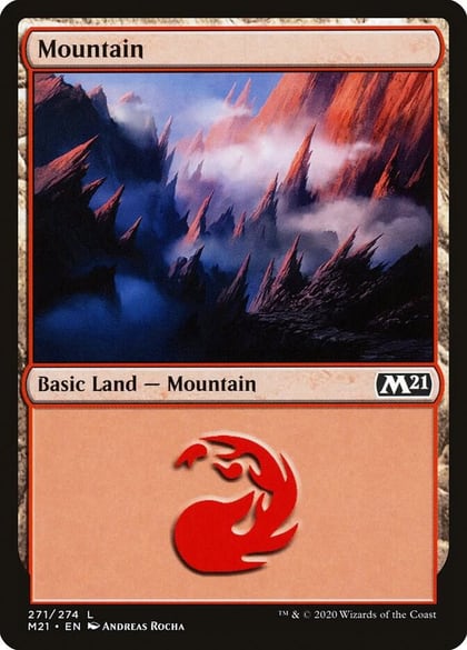 Mountain (271), Core Set 2021 271