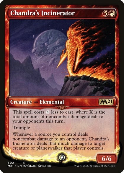 Chandra's Incinerator (Showcase), Core Set 2021 302