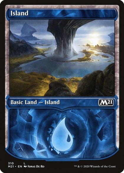Island (Showcase), Core Set 2021 310