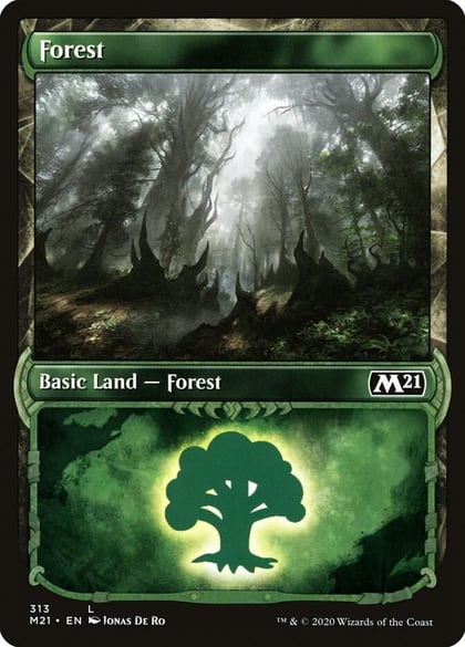 Forest (Showcase), Core Set 2021 313