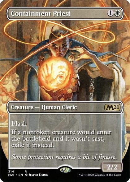 Containment Priest (Alternate Art), Core Set 2021 314