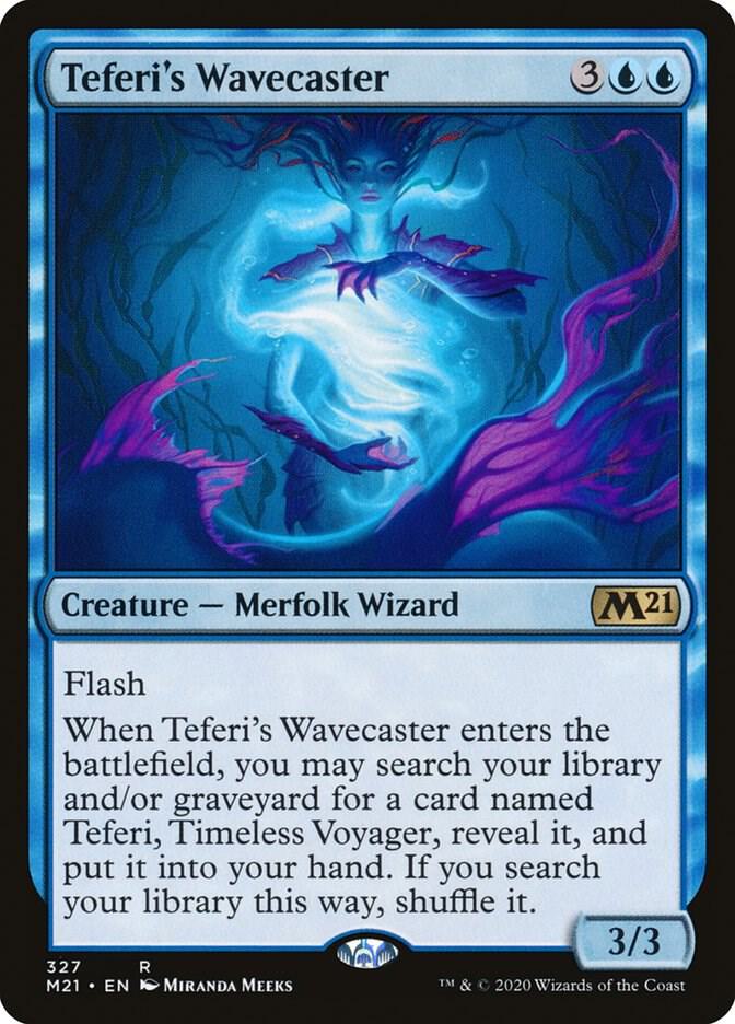 Teferi's Wavecaster, Core Set 2021 327
