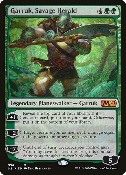 Garruk, Savage Herald, Core Set 2021 336