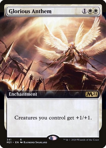 Glorious Anthem (Extended Art), Core Set 2021 341