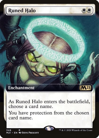 Runed Halo (Extended Art), Core Set 2021 346