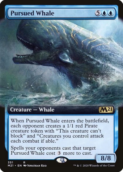 Pursued Whale (Extended Art), Core Set 2021 351