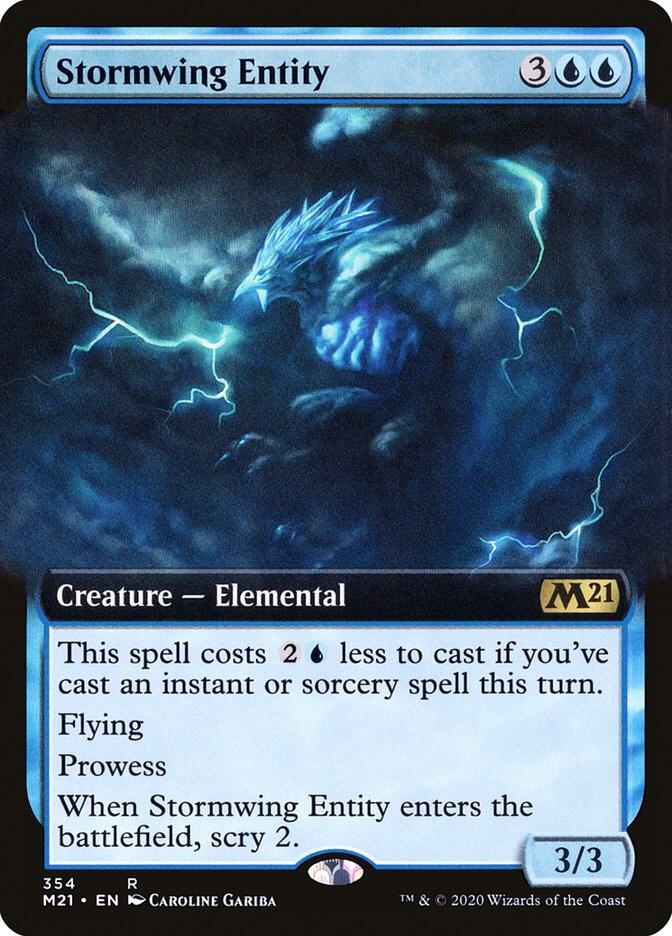 Stormwing Entity (Extended Art), Core Set 2021 354