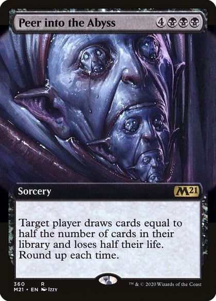 Peer Into the Abyss (Extended Art), Core Set 2021 360