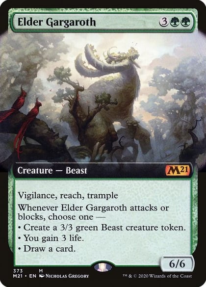 Elder Gargaroth (Extended Art), Core Set 2021 373