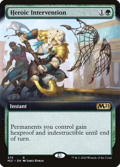 Heroic Intervention (Extended Art), Core Set 2021 375