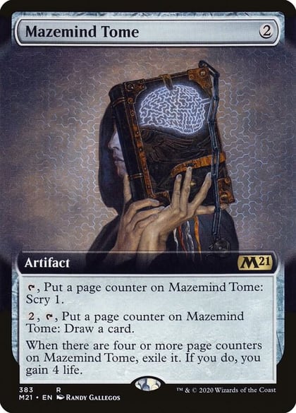 Mazemind Tome (Extended Art), Core Set 2021 383