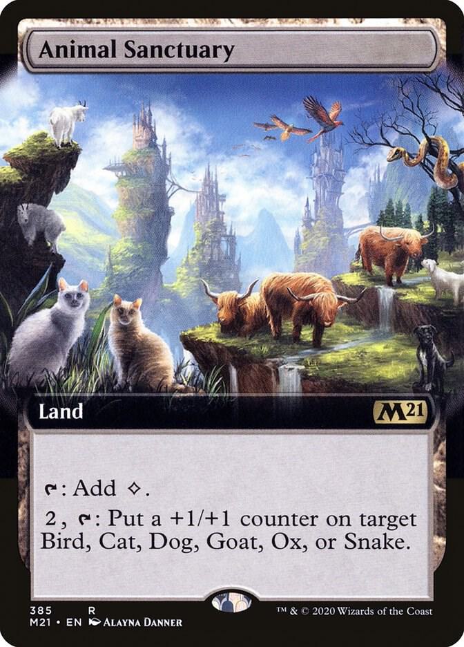 Animal Sanctuary (Extended Art), Core Set 2021 385