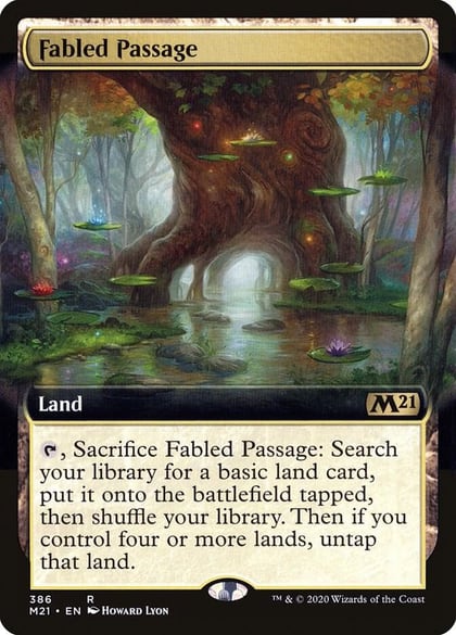 Fabled Passage (Extended Art), Core Set 2021 386