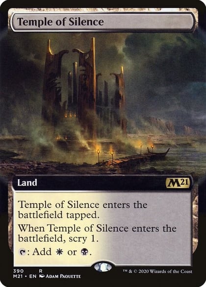 Temple of Silence (Extended Art), Core Set 2021 390