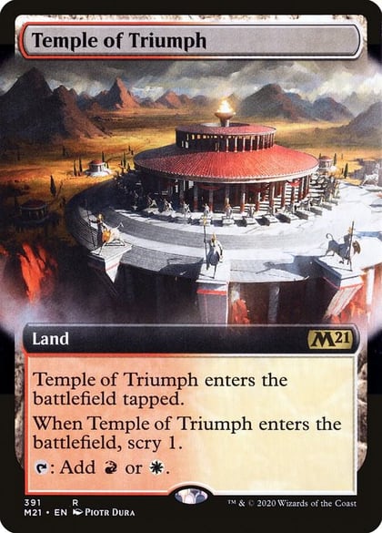 Temple of Triumph (Extended Art), Core Set 2021 391