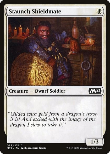 Staunch Shieldmate, Core Set 2021 39