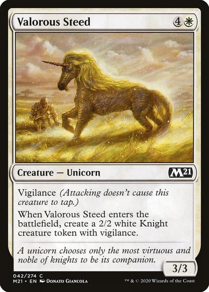 Valorous Steed, Core Set 2021 42
