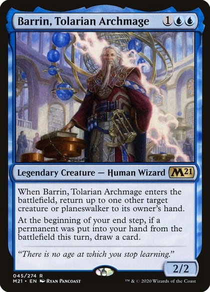 Barrin, Tolarian Archmage, Core Set 2021 45