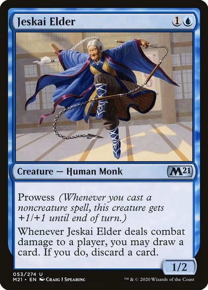 Jeskai Elder, Core Set 2021 53