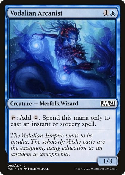 Vodalian Arcanist, Core Set 2021 83
