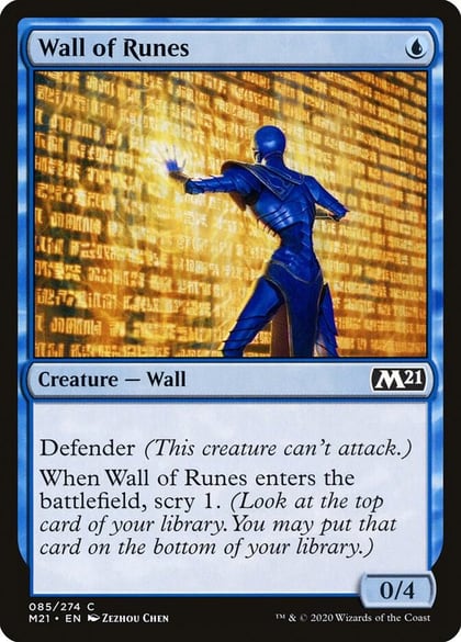 Wall of Runes, Core Set 2021 85