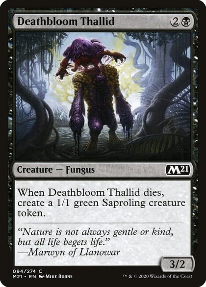 Deathbloom Thallid, Core Set 2021 94