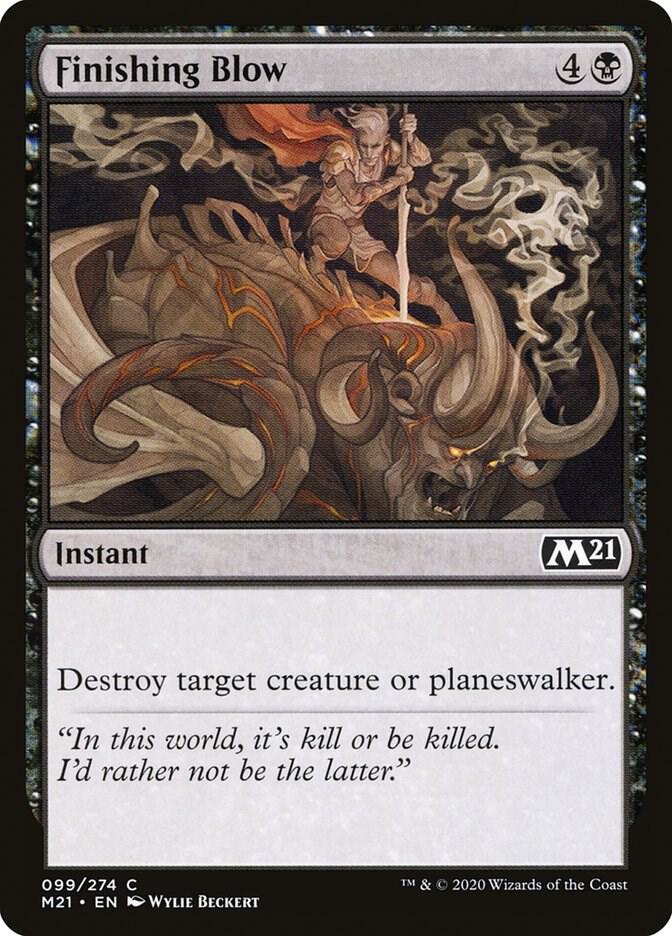 Finishing Blow, Core Set 2021 99