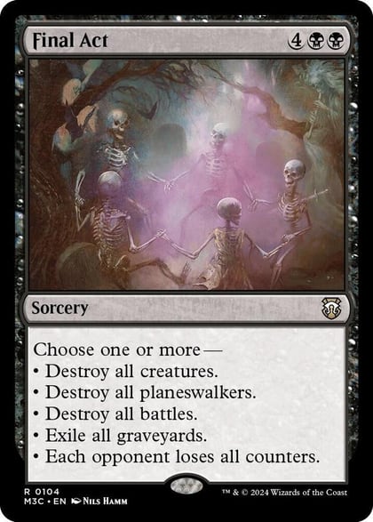 Final Act, Commander: Modern Horizons 3 104