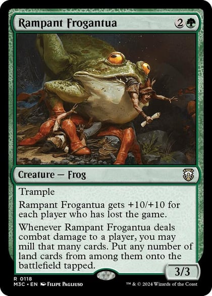 Rampant Frogantua, Commander: Modern Horizons 3 118