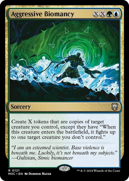 Aggressive Biomancy, Commander: Modern Horizons 3 121
