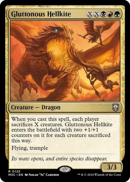 Gluttonous Hellkite, Commander: Modern Horizons 3 125