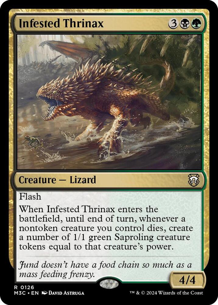 Infested Thrinax, Commander: Modern Horizons 3 126