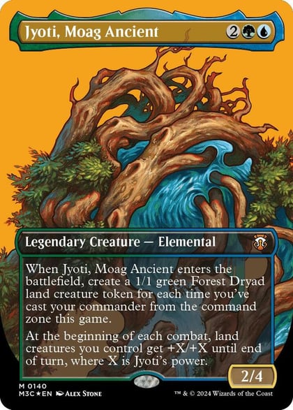 Jyoti, Moag Ancient (Borderless) (Ripple Foil), Commander: Modern Horizons 3 140