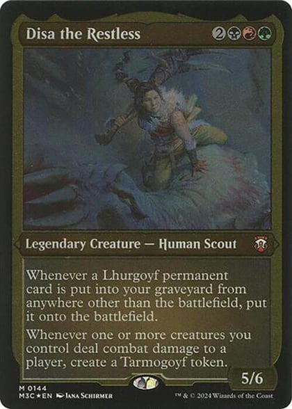 Disa the Restless (Display Commander) - Thick Stock, Commander: Modern Horizons 3 144