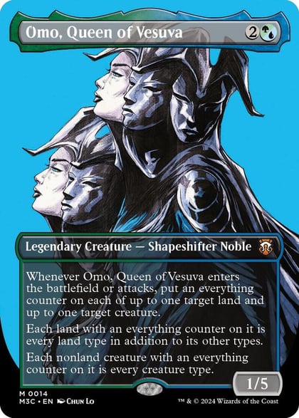 Omo, Queen of Vesuva (Borderless), Commander: Modern Horizons 3 14
