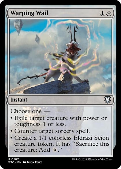 Warping Wail (Ripple Foil), Commander: Modern Horizons 3 162