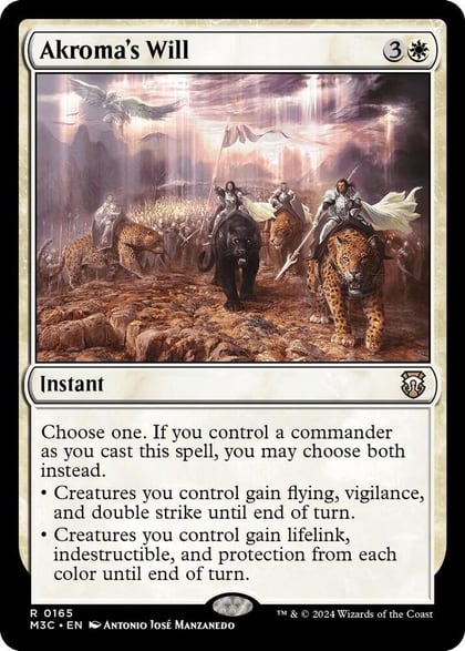 Akroma's Will (Ripple Foil), Commander: Modern Horizons 3 165