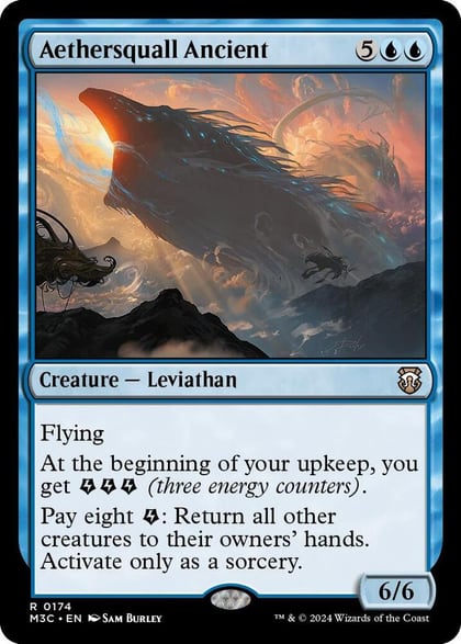 Aethersquall Ancient (Ripple Foil), Commander: Modern Horizons 3 174
